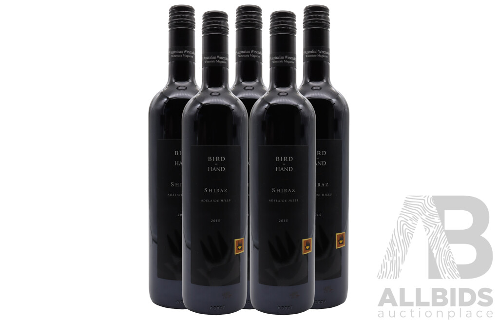 Bird in Hand Adelaide Hills Shiraz Vintage 2015 X 5