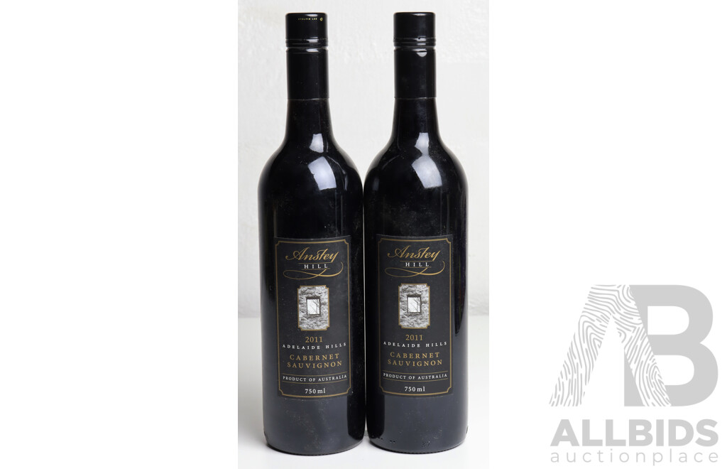 Anstey Hill Adelaide Hills Cabernet Sauvignon Vintage 2011 X 2