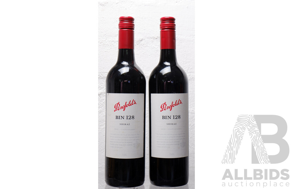 Penfolds Bin 128 Shiraz Vintage 2012 X 2