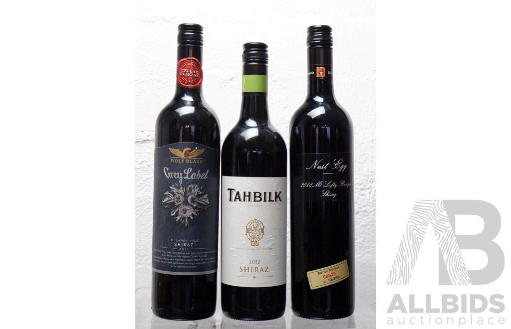 Three Bottle Shiraz Drinking Parcel