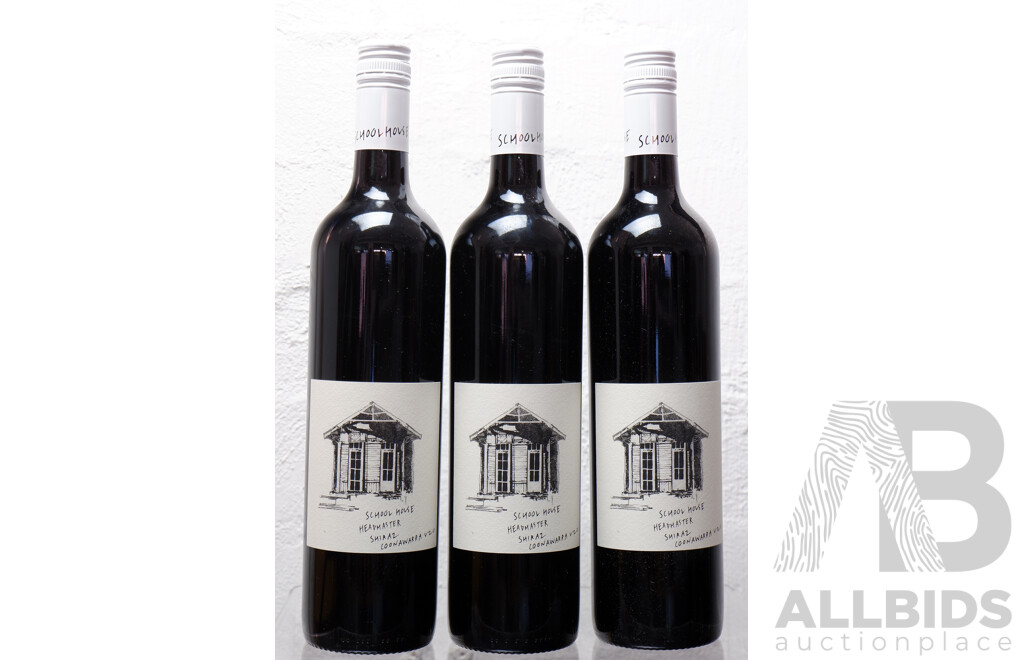 SchoolHouse Headmaster Coonawarra Shiraz Vintage 2020 X 3