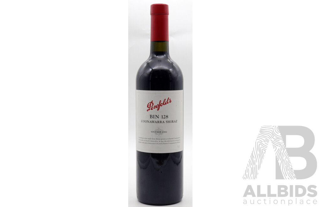 Penfolds Bin 128 Cabernet Shiraz Vintage 2002