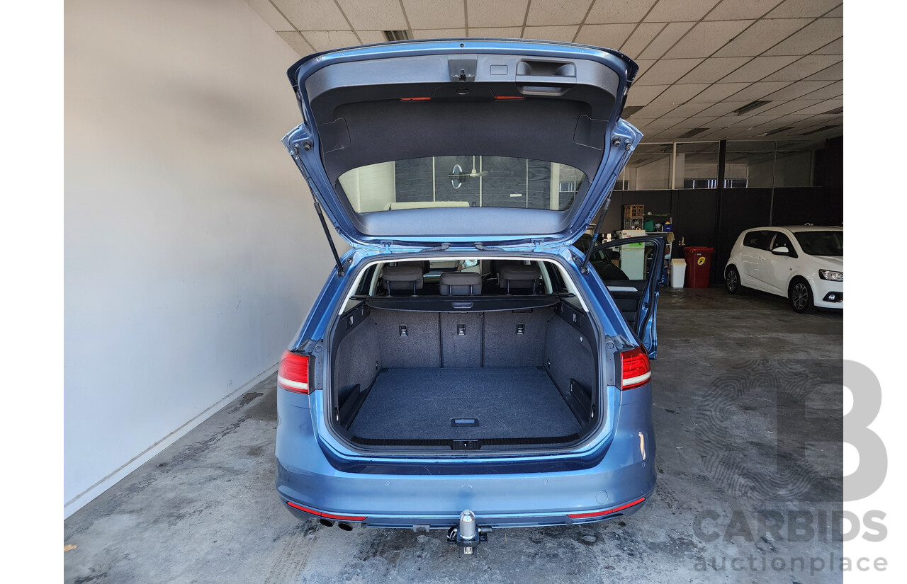 06/2016 Volkswagen Passat 132 TSI FWD 3C MY16 4D Wagon Blue 1.8L