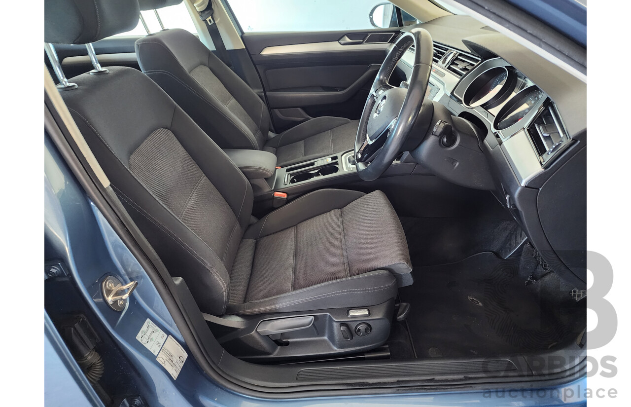 06/2016 Volkswagen Passat 132 TSI FWD 3C MY16 4D Wagon Blue 1.8L