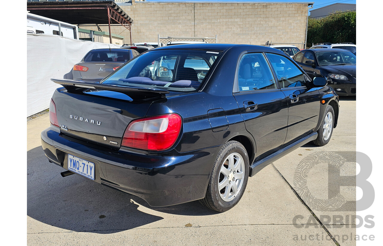 2/2001 Subaru Impreza RX (awd) MY01 4d Sedan Blue 2.0L