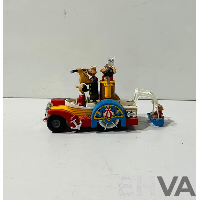 Vintage Corgi Comics Diecast Popeye Paddle Wagon, Made in Great Britain