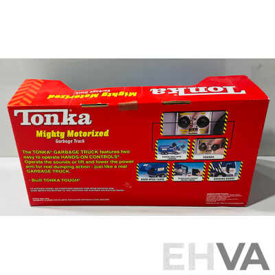 Retro Tonka Mighty Motorized GArbage Truck in Original Packaging