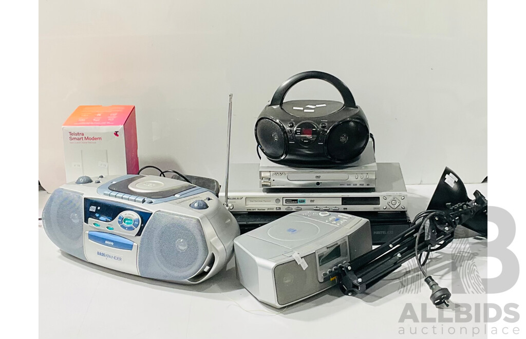 Collection of Radios, Stereos and Other Devices