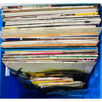Collection Vintage Vinyl Records of Mixed Styles and Genres Including Rock & Pop Compilation Albums, Cat Stevens and More