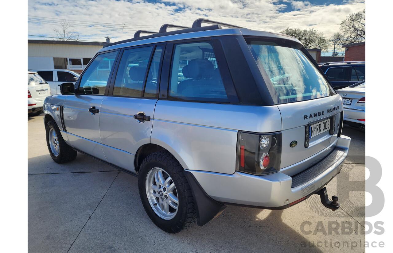 09/2004 Range Rover Range Rover HSE 4WD  4D Wagon Silver 2.9L