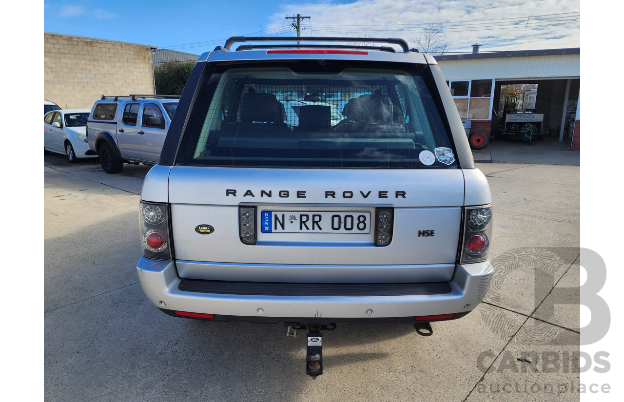 09/2004 Range Rover Range Rover HSE 4WD  4D Wagon Silver 2.9L