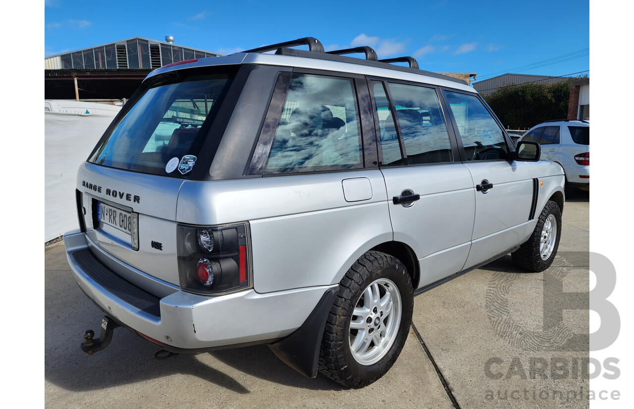 09/2004 Range Rover Range Rover HSE 4WD  4D Wagon Silver 2.9L