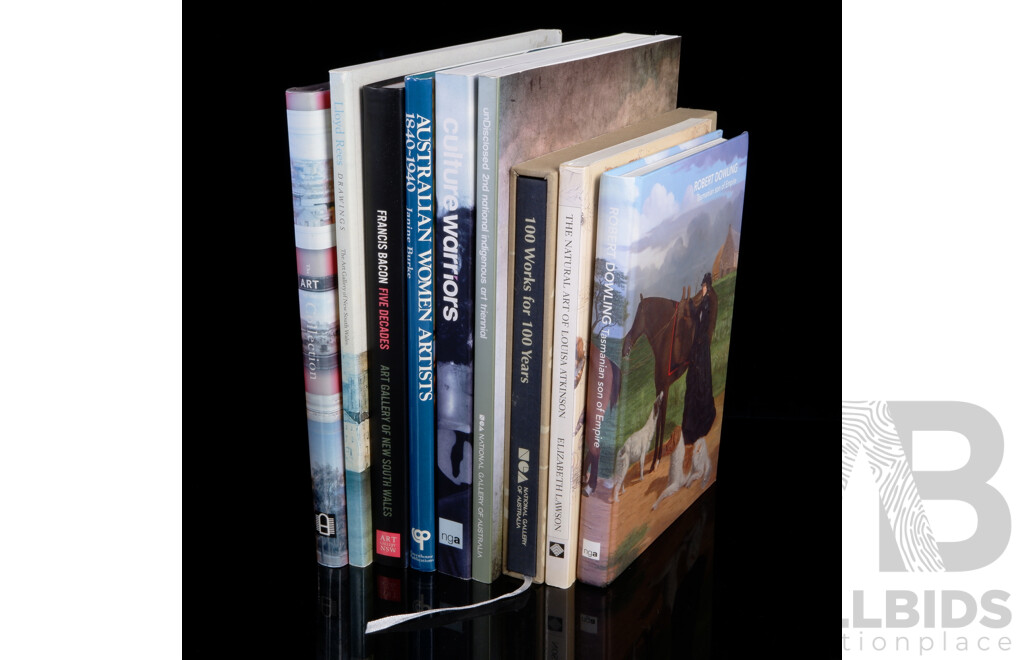 Collection Books Relating to Australian and Other Art Including Lloyd Rees, Francis Bacon and More