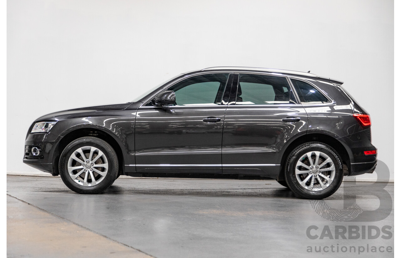 4/2016 Audi Q5 2.0 TFSI Quattro (AWD) 8R MY16 4d Wagon Metallic Black Turbo 2.0L