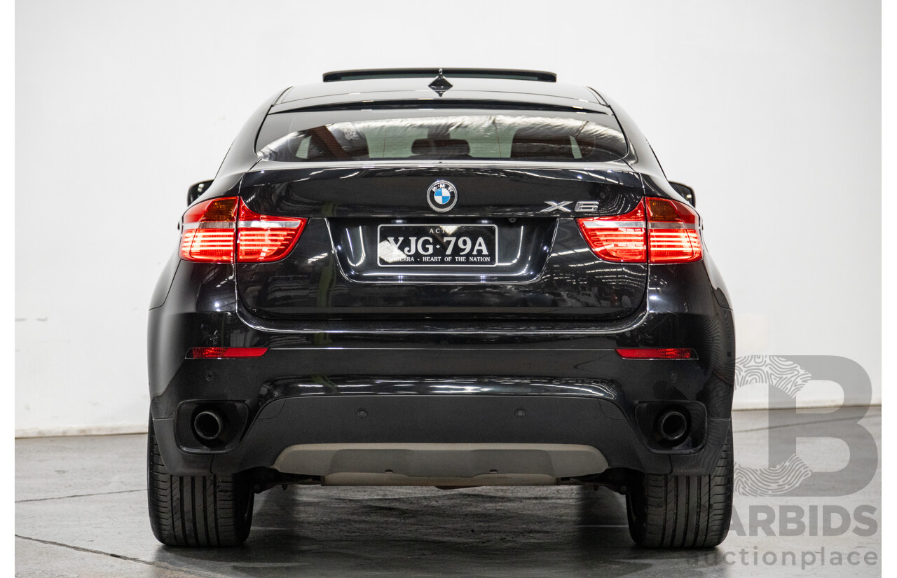 1/2012 BMW X6 Xdrive 30d (AWD) E71 MY12 4d Coupe Metallic Black Turbo Diesel 3.0L