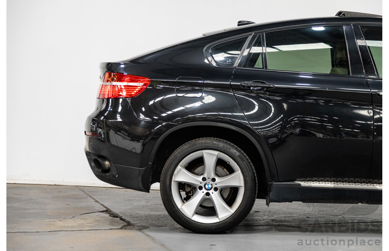 1/2012 BMW X6 Xdrive 30d (AWD) E71 MY12 4d Coupe Metallic Black Turbo Diesel 3.0L