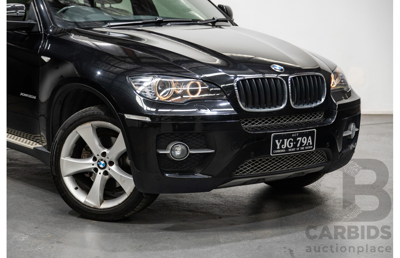 1/2012 BMW X6 Xdrive 30d (AWD) E71 MY12 4d Coupe Metallic Black Turbo Diesel 3.0L