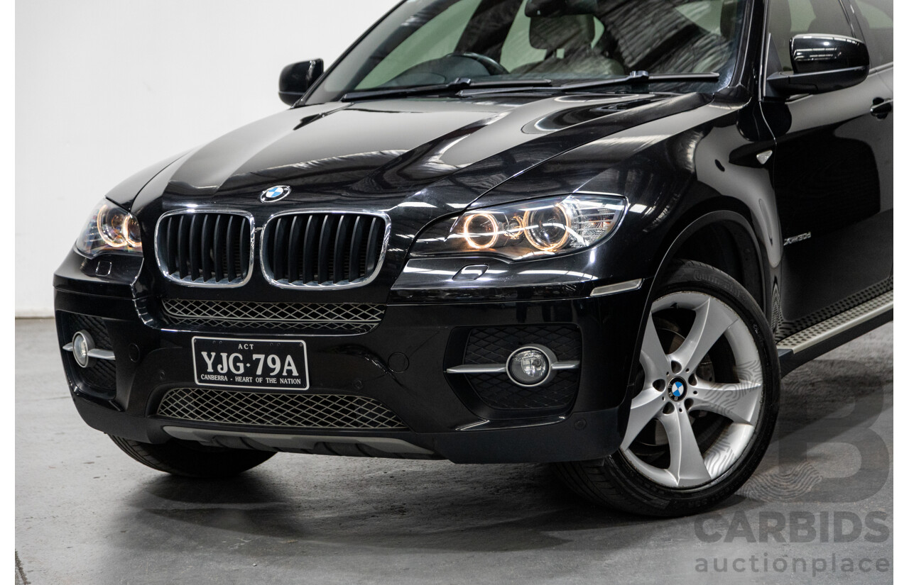 1/2012 BMW X6 Xdrive 30d (AWD) E71 MY12 4d Coupe Metallic Black Turbo Diesel 3.0L