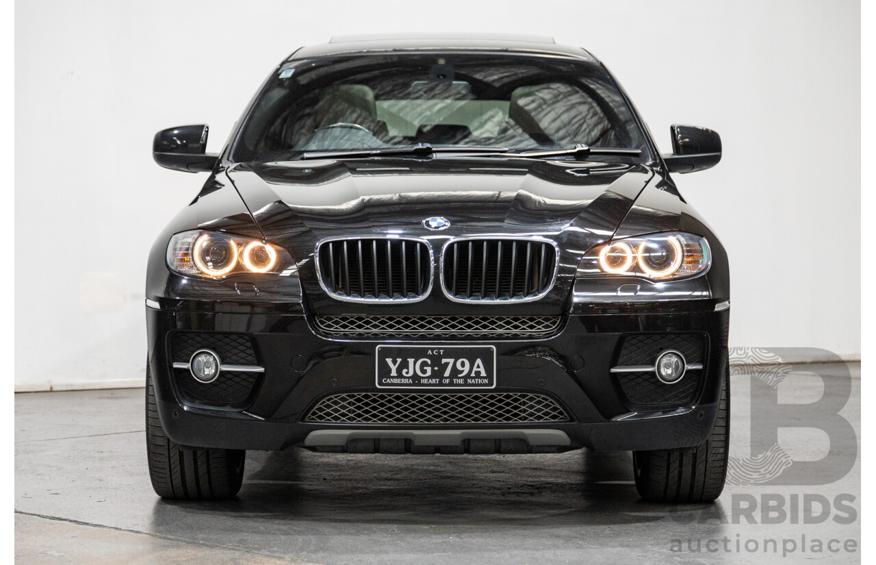 1/2012 BMW X6 Xdrive 30d (AWD) E71 MY12 4d Coupe Metallic Black Turbo Diesel 3.0L