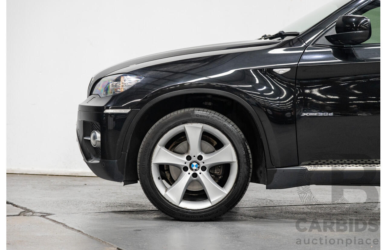 1/2012 BMW X6 Xdrive 30d (AWD) E71 MY12 4d Coupe Metallic Black Turbo Diesel 3.0L