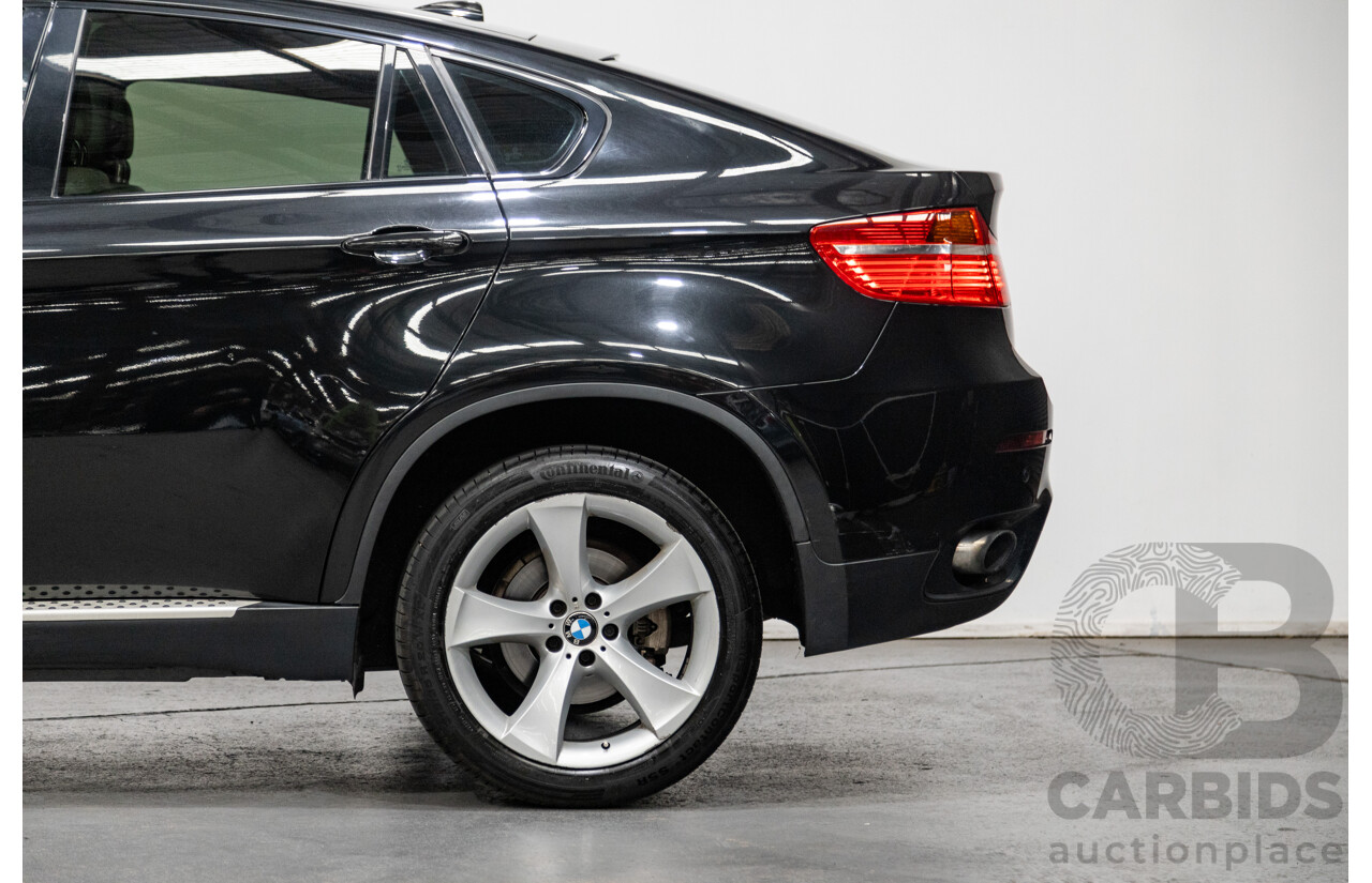 1/2012 BMW X6 Xdrive 30d (AWD) E71 MY12 4d Coupe Metallic Black Turbo Diesel 3.0L