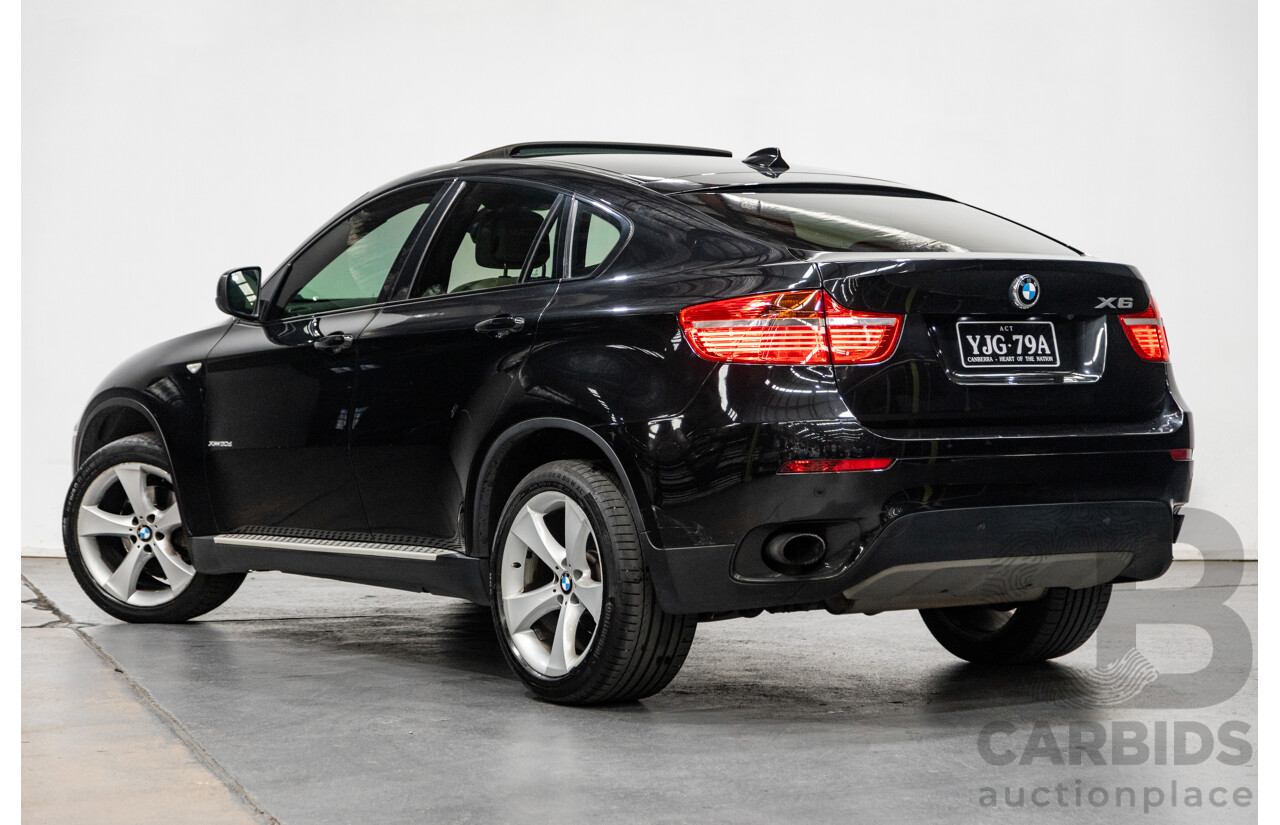 1/2012 BMW X6 Xdrive 30d (AWD) E71 MY12 4d Coupe Metallic Black Turbo Diesel 3.0L