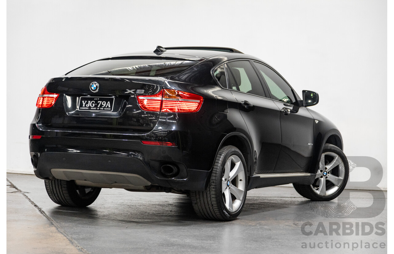 1/2012 BMW X6 Xdrive 30d (AWD) E71 MY12 4d Coupe Metallic Black Turbo Diesel 3.0L