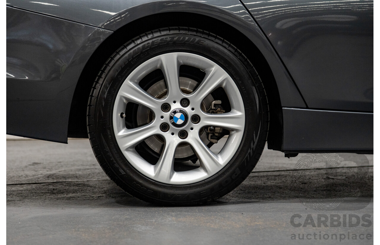 6/2012 BMW 320i F30 4d Sedan Mineral Grey Metallic Turbo 2.0L