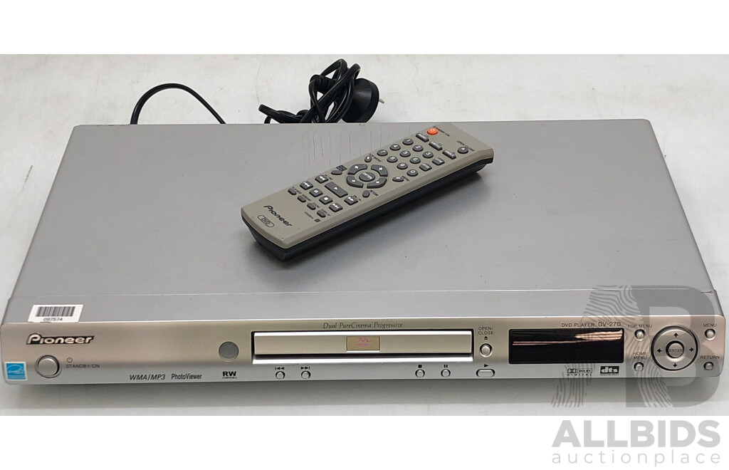 Pioneer DV-270 DVD Player with Remote Control
