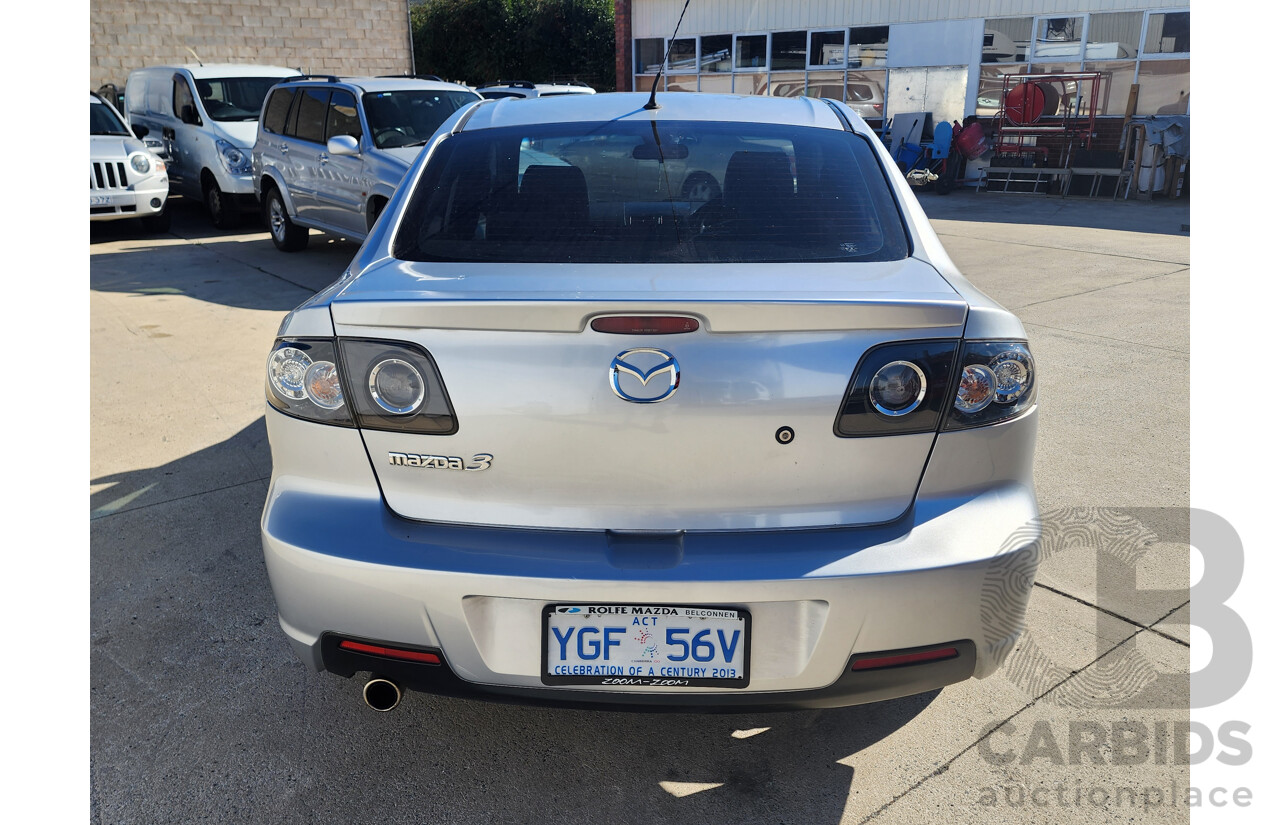 09/2008 Mazda Mazda3 SP23 FWD BK MY06 UPGRADE 4D Sedan Silver 2.3L