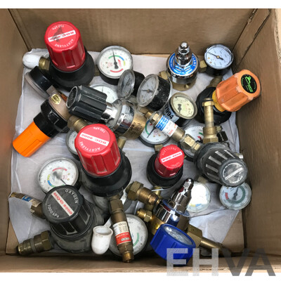 Assorted Gas Regulators - Lot of 10