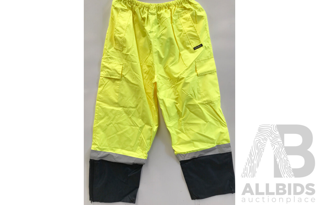 Prime Mover Hi-Vis Weat Weather Cargo Pants (Size: L/XL) - Lot of 6