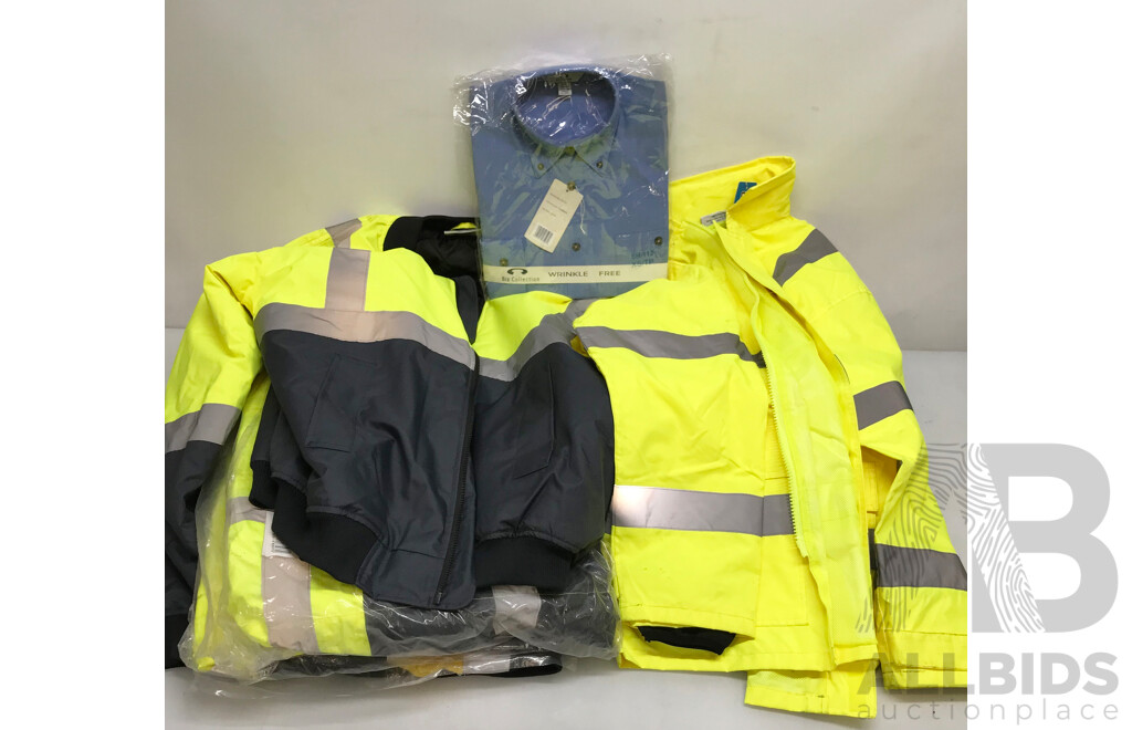 Lot of Assorted Workwear Jackets and Pants