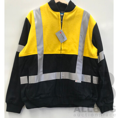 3M Scotchlite Hi-Vis Bomber Jacket (Various Sizes) - Lot of 4