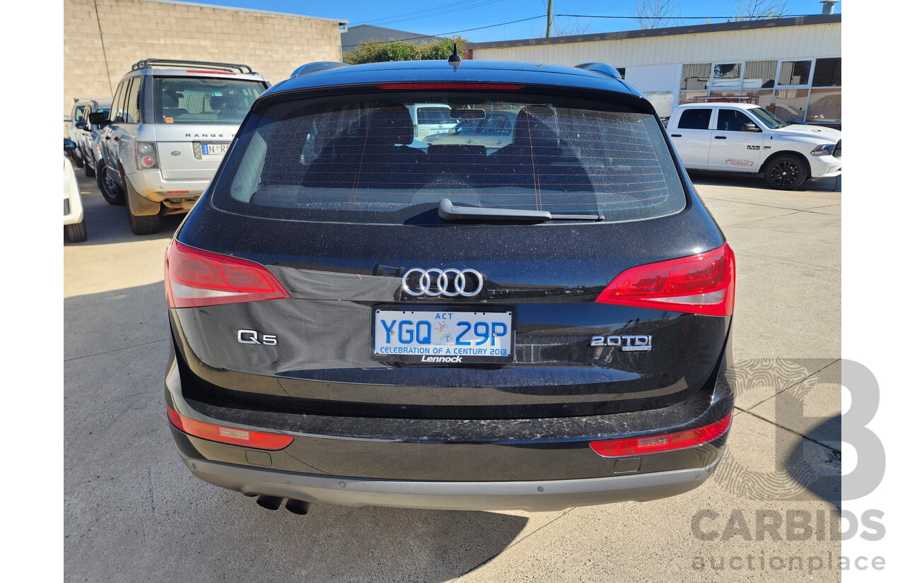 11/2009 Audi Q5 2.0 TDI QUATTRO AWD 8R MY10 4D Wagon Black 2.0L