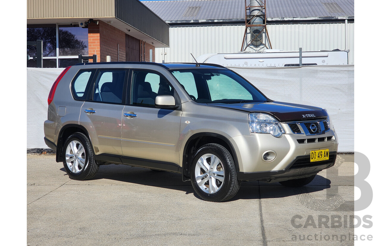 10/2011 Nissan X-Trail ST (FWD) FWD T31 MY11 4D Wagon Gold 2.0L