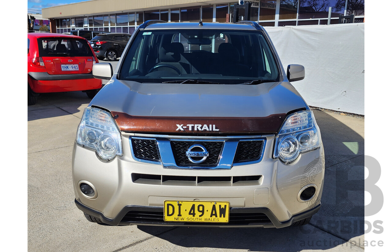 10/2011 Nissan X-Trail ST (FWD) FWD T31 MY11 4D Wagon Gold 2.0L