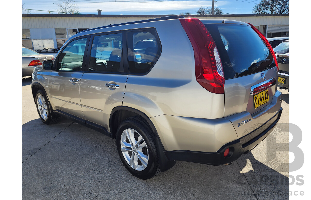 10/2011 Nissan X-Trail ST (FWD) FWD T31 MY11 4D Wagon Gold 2.0L