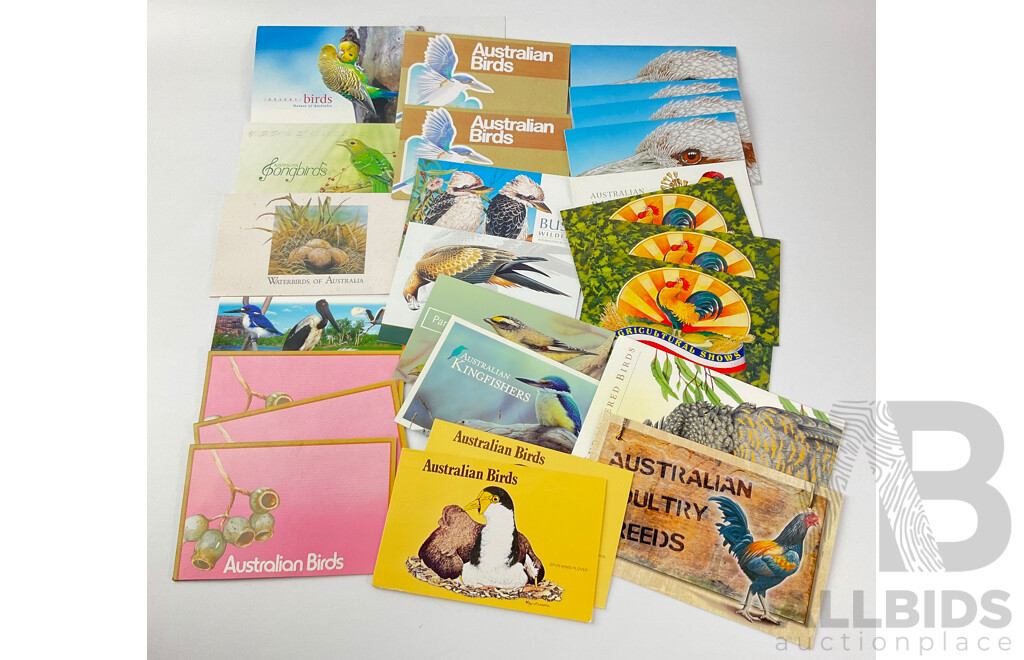 Collection of Australian Stamp Packs, Bird Themed