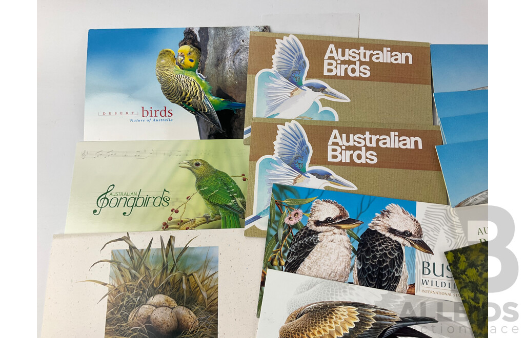 Collection of Australian Stamp Packs, Bird Themed