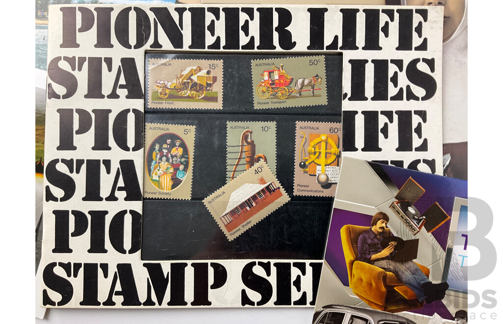 Collection of Australian Stamp Packs Including 1972 Prisoner Life, 1984 Philatelic Exhibition(4) 1988 Living Together(2) Joint Issues and More