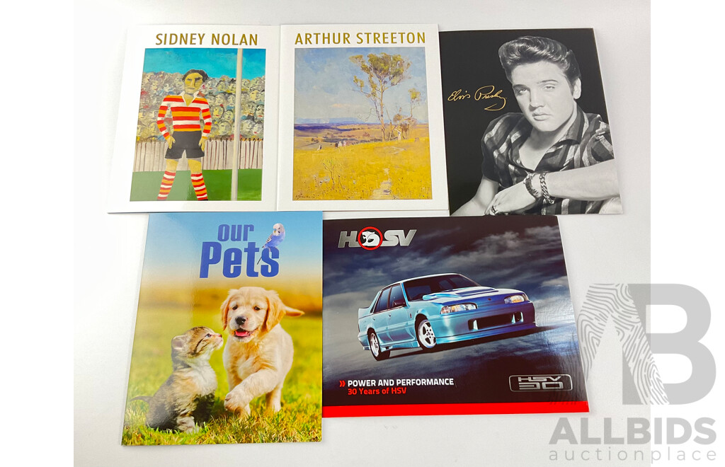 Australian 2017 Stamp Packs Including Sidney Nolan, Arthur Streeton, 30 Years of HSV, Elvis Priestley, Our Pets  - Face Value $111