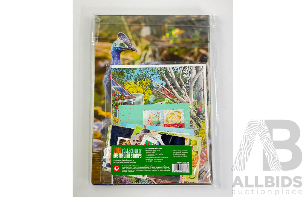 Australian 2019 Annual Stamp Collection - Face Value $95