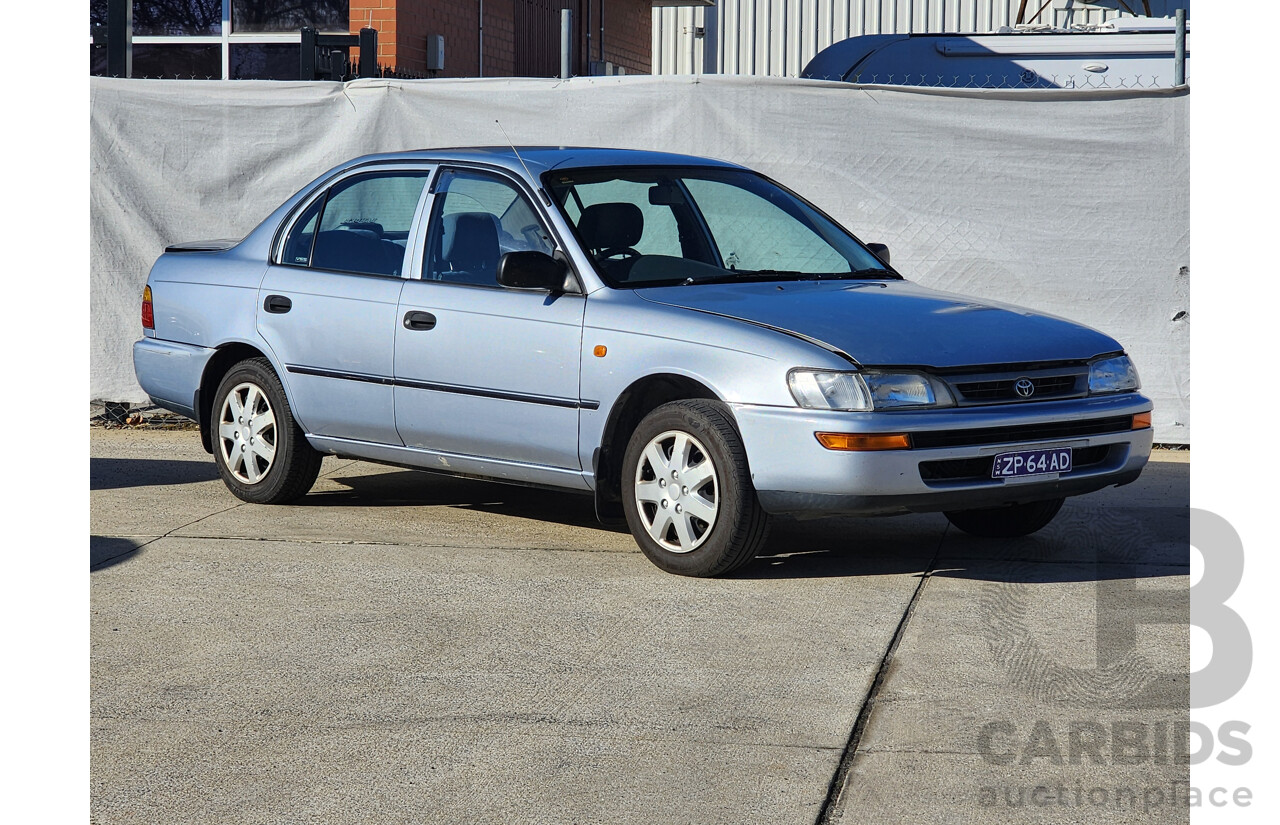 04/1999 Toyota Corolla CONQUEST FWD AE102R 4D Sedan Silver 1.8L