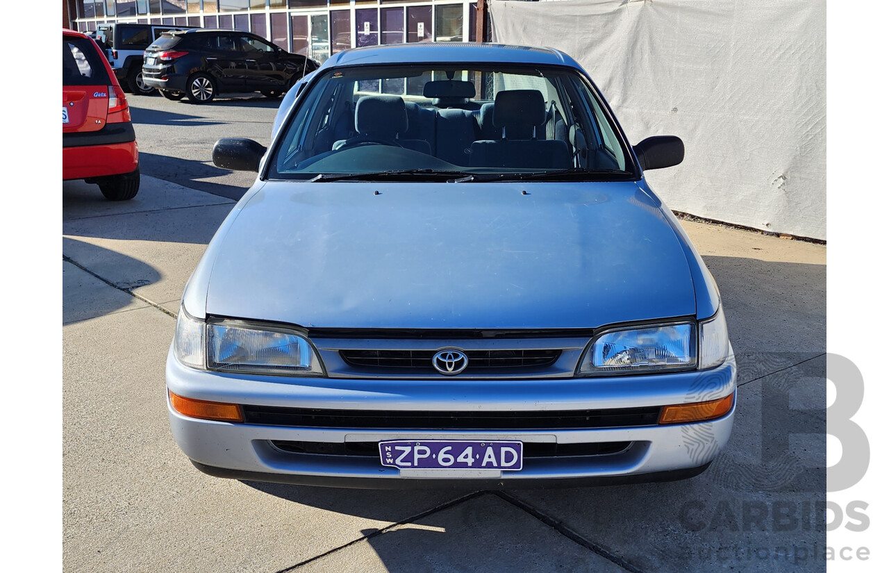 04/1999 Toyota Corolla CONQUEST FWD AE102R 4D Sedan Silver 1.8L