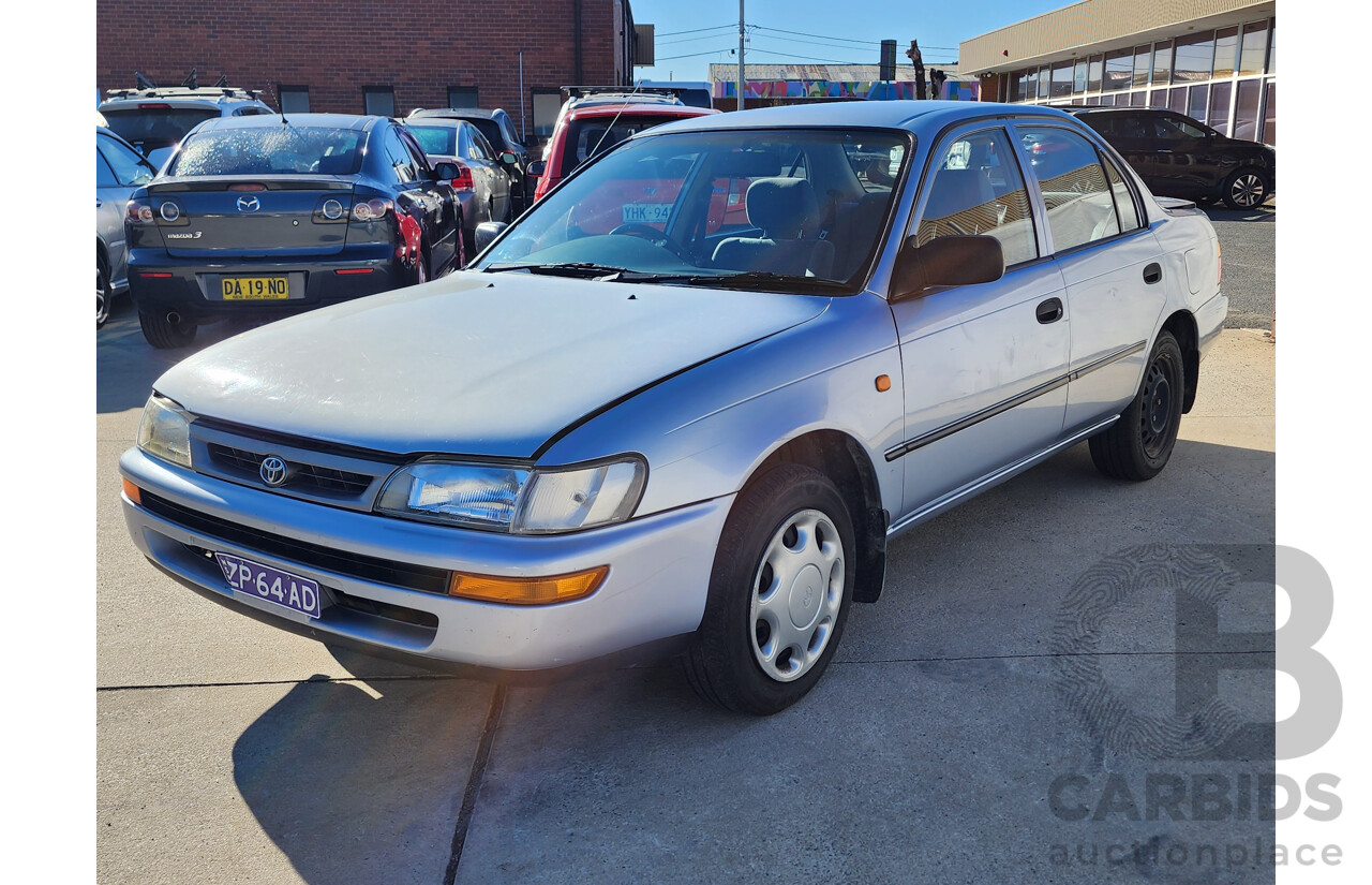 04/1999 Toyota Corolla CONQUEST FWD AE102R 4D Sedan Silver 1.8L