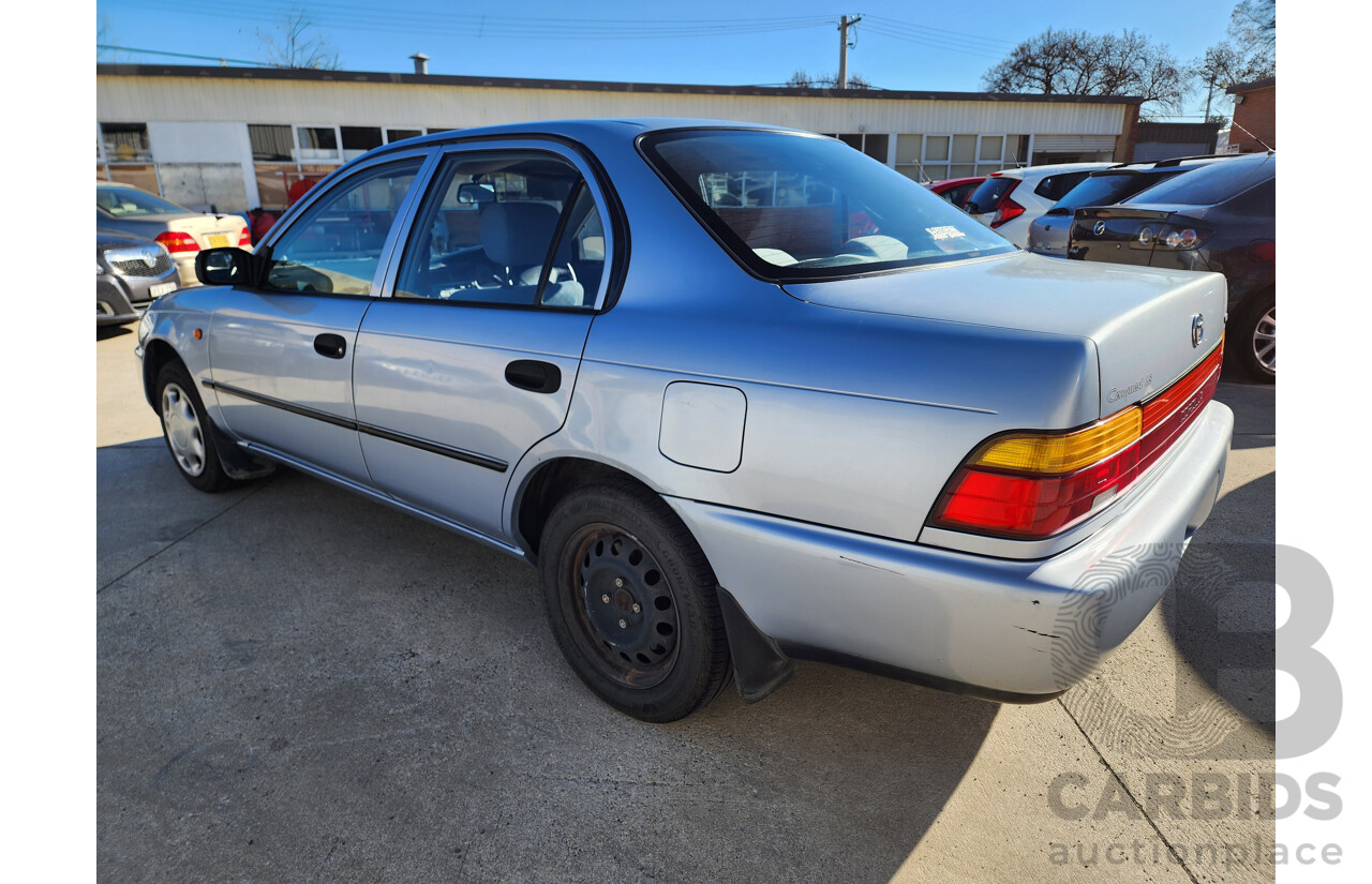 04/1999 Toyota Corolla CONQUEST FWD AE102R 4D Sedan Silver 1.8L