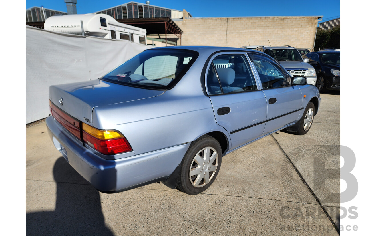 04/1999 Toyota Corolla CONQUEST FWD AE102R 4D Sedan Silver 1.8L