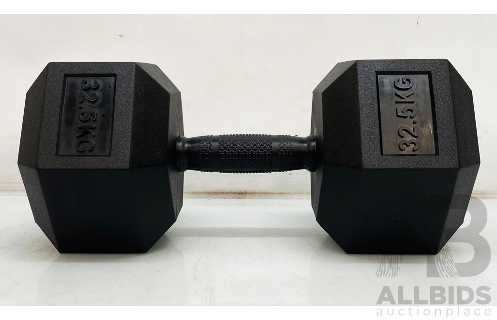 Hex Dumbells (32.5kg) - Lot of 2