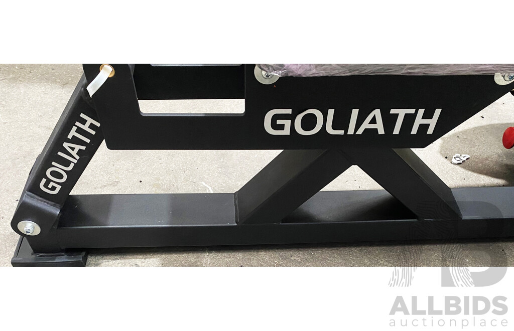 Goliath Legend Adjustable Bench and Slot Mechanism for Cage